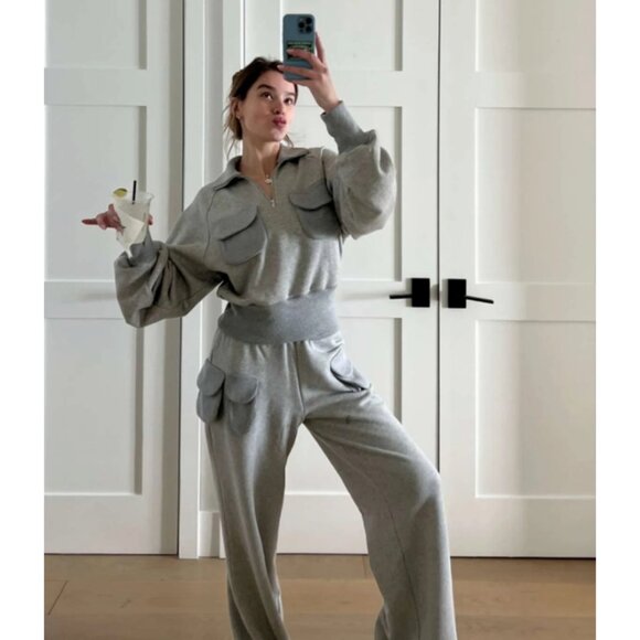 ORSEUND IRIS Le Sport Pullover Heather Gray Size S - Picture 3 of 12